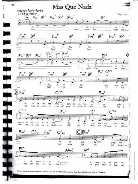 Mas Que Nada Traduction