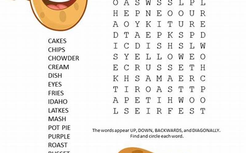 Mash Potatoes And Crossword