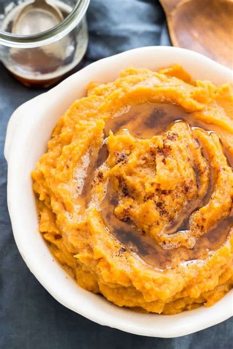 Mashed Sweet Potatoes with Cinnamon