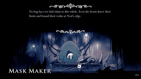 Mask Maker Hollow Knight