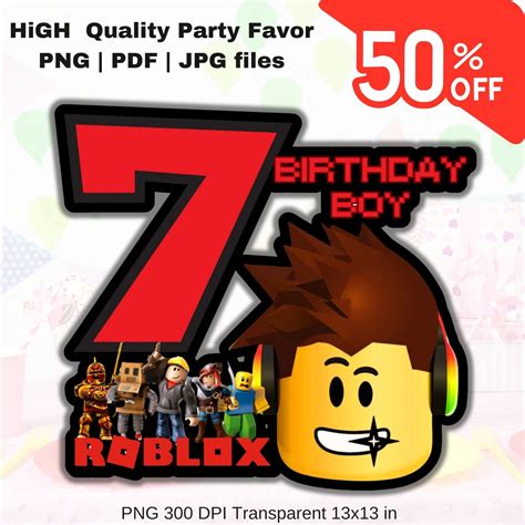 Mason 7th Roblox birthday
