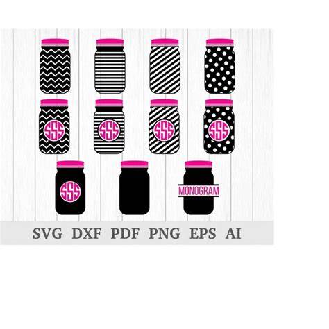 Personalize Your Crafts with Flair Using Mason Jar Monogram SVG: The Perfect DIY Companion
