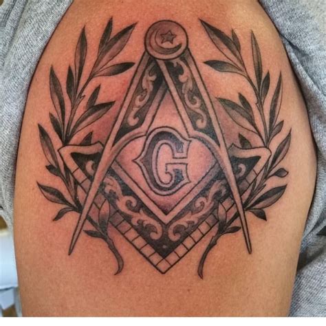 90 Masonic Tattoos For Men Freemasonry Ink Designs