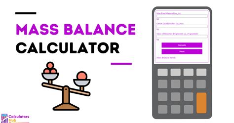 Mass Balance Calculator