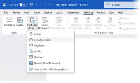 Mass Mail Template