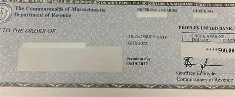 Massachusetts 500 Stimulus Check