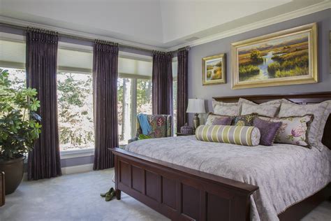 Master Bedroom Window Treatments (check out ceiling) Window