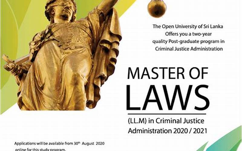 Master Of Laws In Criminal Law