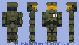 Feel Like a Hero: Transform into Master Chief with this Epic Minecraft Skin!