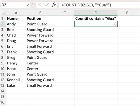 Master Countif In Excel: Unlock Partial Text Searches!