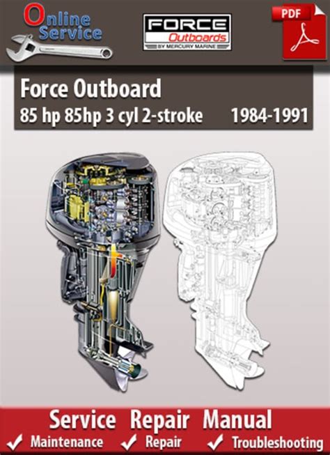 Master Your Outboard: Unleash the Power with the Ultimate 1988-85HP Force Outboard Service Manual!