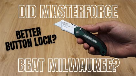 Masterforce Utility Knife Instructions