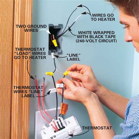 Mastering 240V Baseboard Heater Thermostat Wiring: A Visual Guide!
