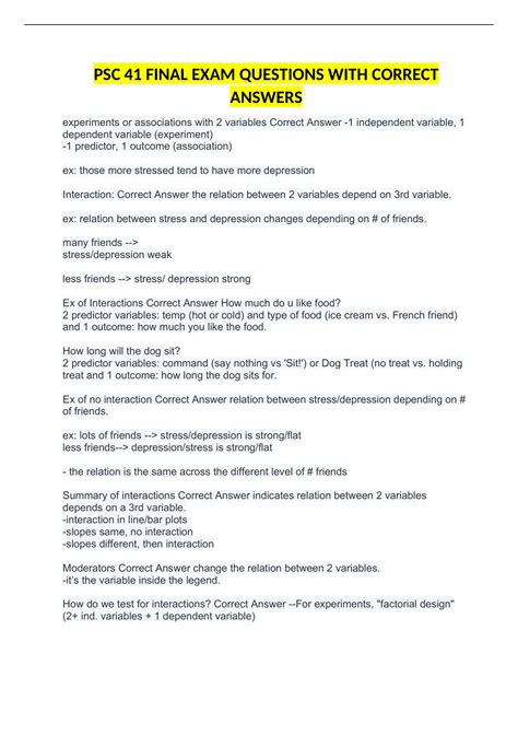 Mastering Psc Questions And Answers: Your Study Strategy