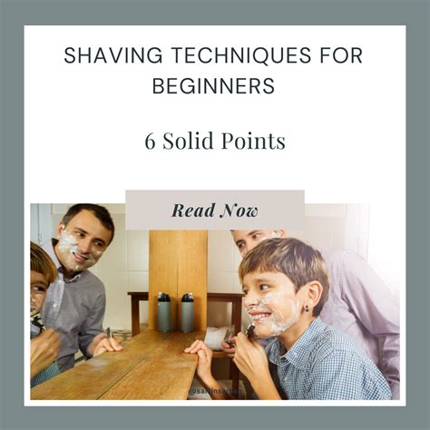 Mastering the Shaving Technique
