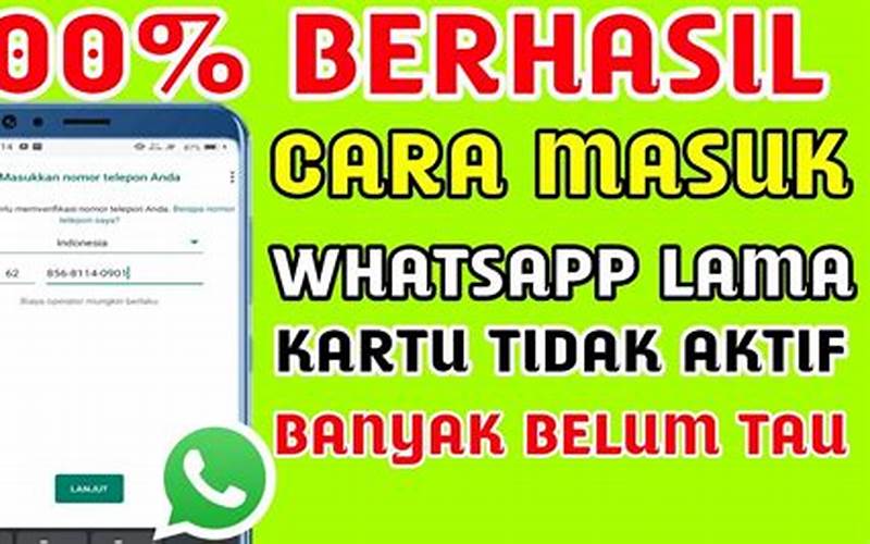 Masuk Ke Akun Whatsapp