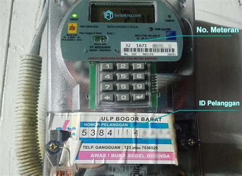 Masukkan Nomor Meter