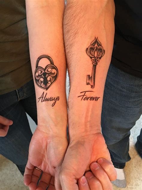 45 Cute Ideas Of Lock And Key Tattoo Designs For Couples