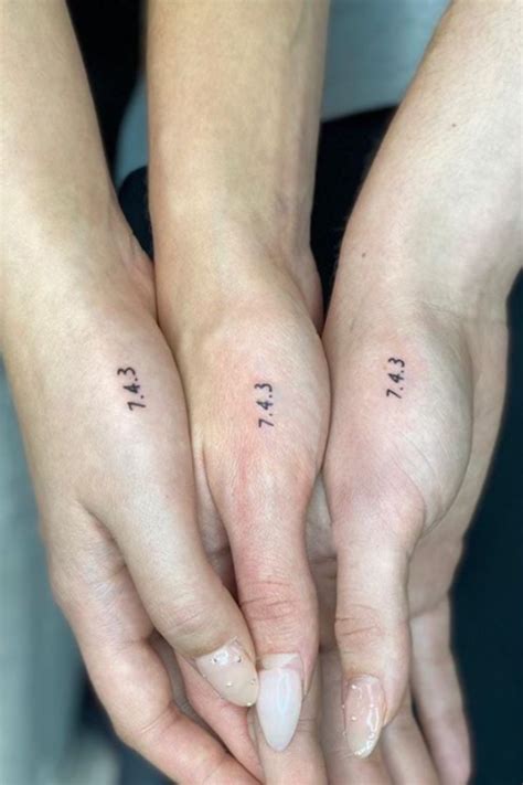 Matching 3 Best Friend Tattoos