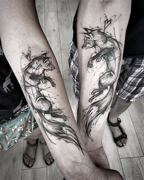 Matching Animal Tattoos