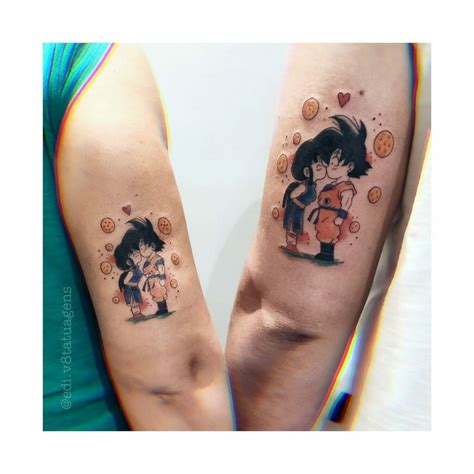 Matching Anime Tattoos