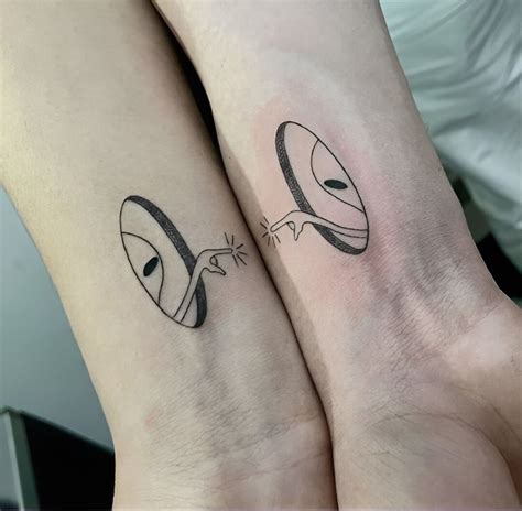 Matching Best Friend Tattoos Men