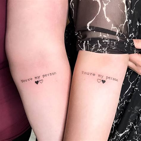 Matching Bestfriend Tattoos Simple