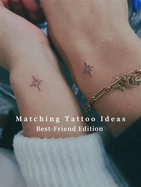 Matching Bestie Bestfriend Tattoos