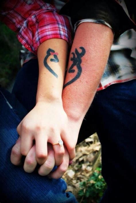 Matching Country Couples Tattoos