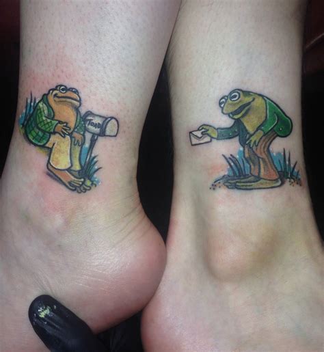 Matching Frog Tattoos