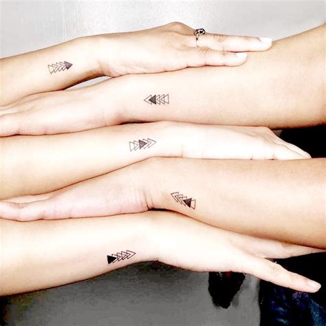 Matching Sibling Tattoos For 4