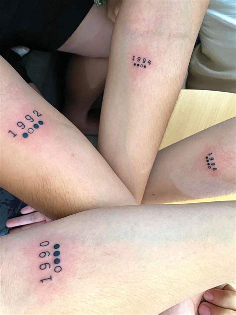 Matching Tattoos For Siblings