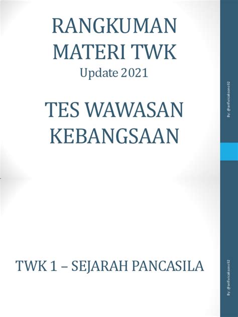 Materi Twk Pdf