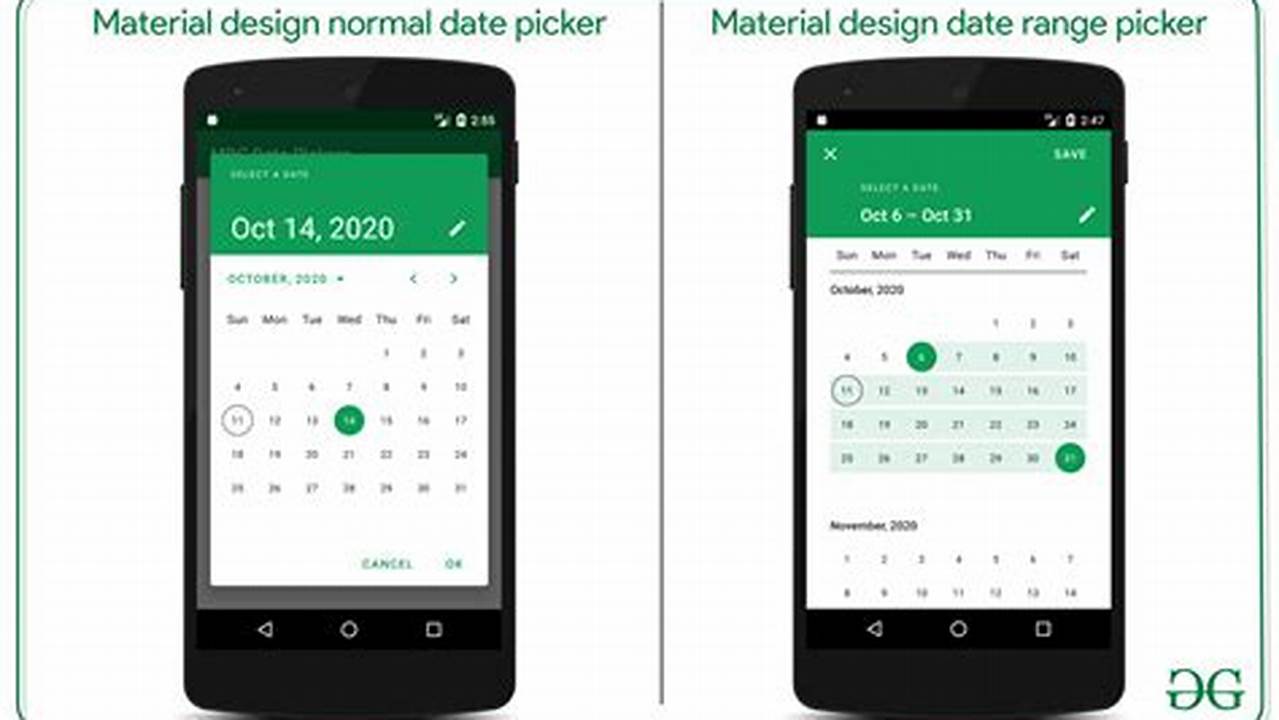 Material Design Calendar Android