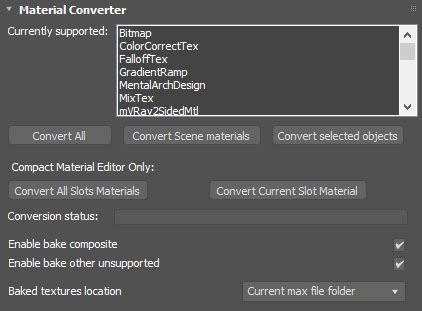 Material Converter — Convert Surface Appearances to Materials 