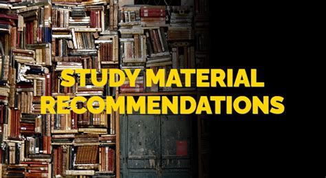 Material Recommendations