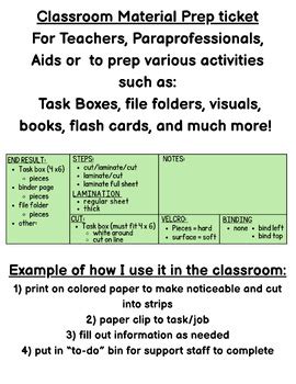 Material Type and Prep Work