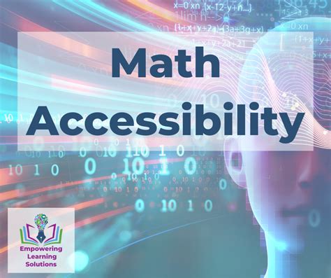Math Accessibility: Making Math Education Universal