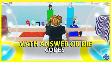 Math Answer or Die - Roblox