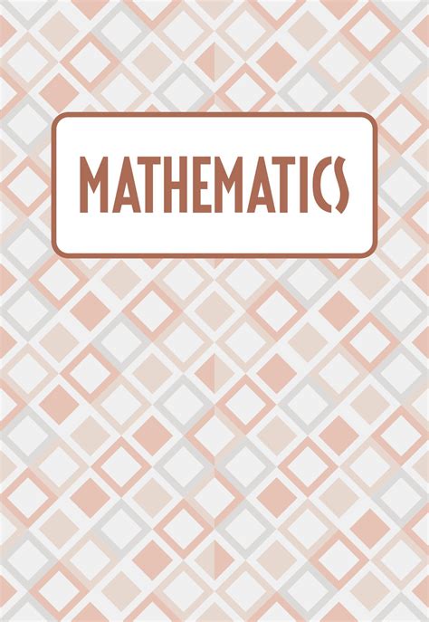 Math Binder Cover Printable Free