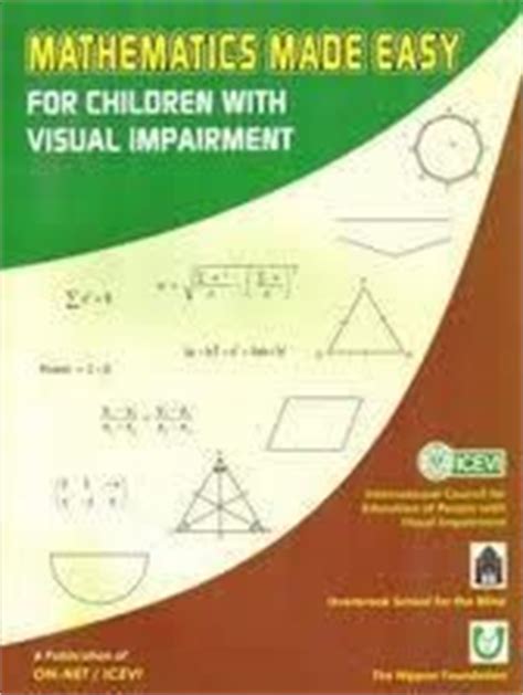 Math Made Easy Cool Math for the Visually Impaired