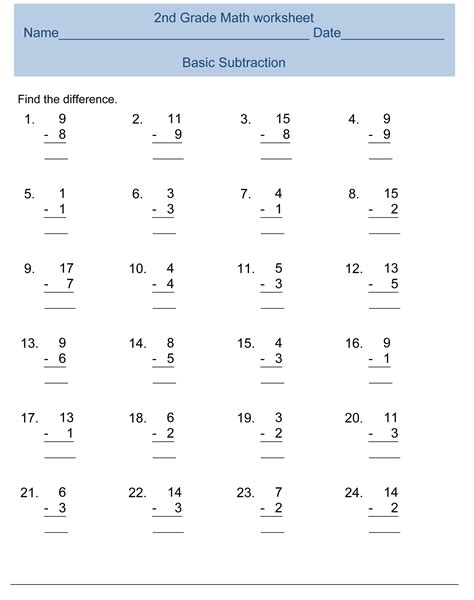 Math Practice Printables