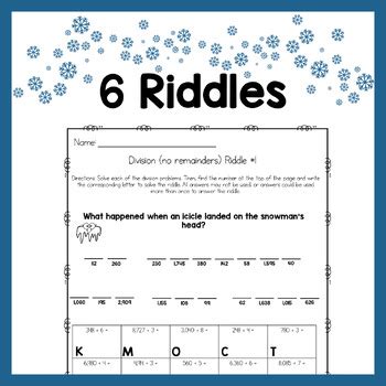 Math Riddles For Grade 4