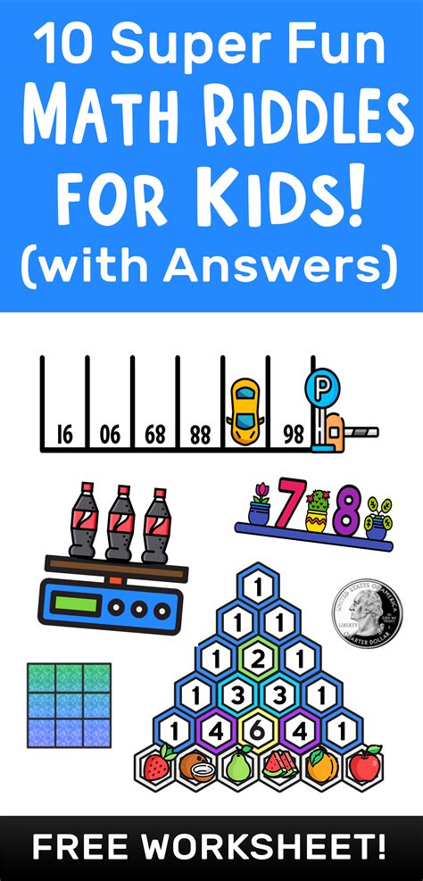 Math Riddles For Kids Grade 1