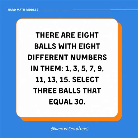 Math Riddles Hard Riddles With Answers For Kids