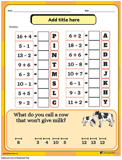 Math Riddles Worksheets Free Printable