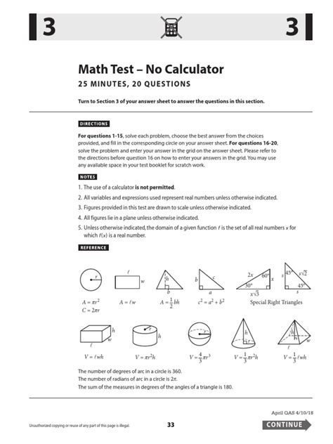 Boost Your Mental Math Skills Today: Take Our No Calculator Math Test in 25 Minutes with 20 Challenging Questions!