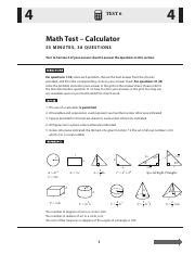 Boost Your Performance: Unveiling the Correct Math Test Calculator Section 4 Answers