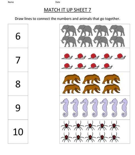 Math Worksheets For Kindergarten Free Printable