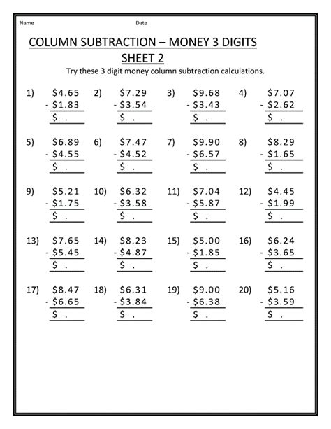 Math Worksheets Junior High